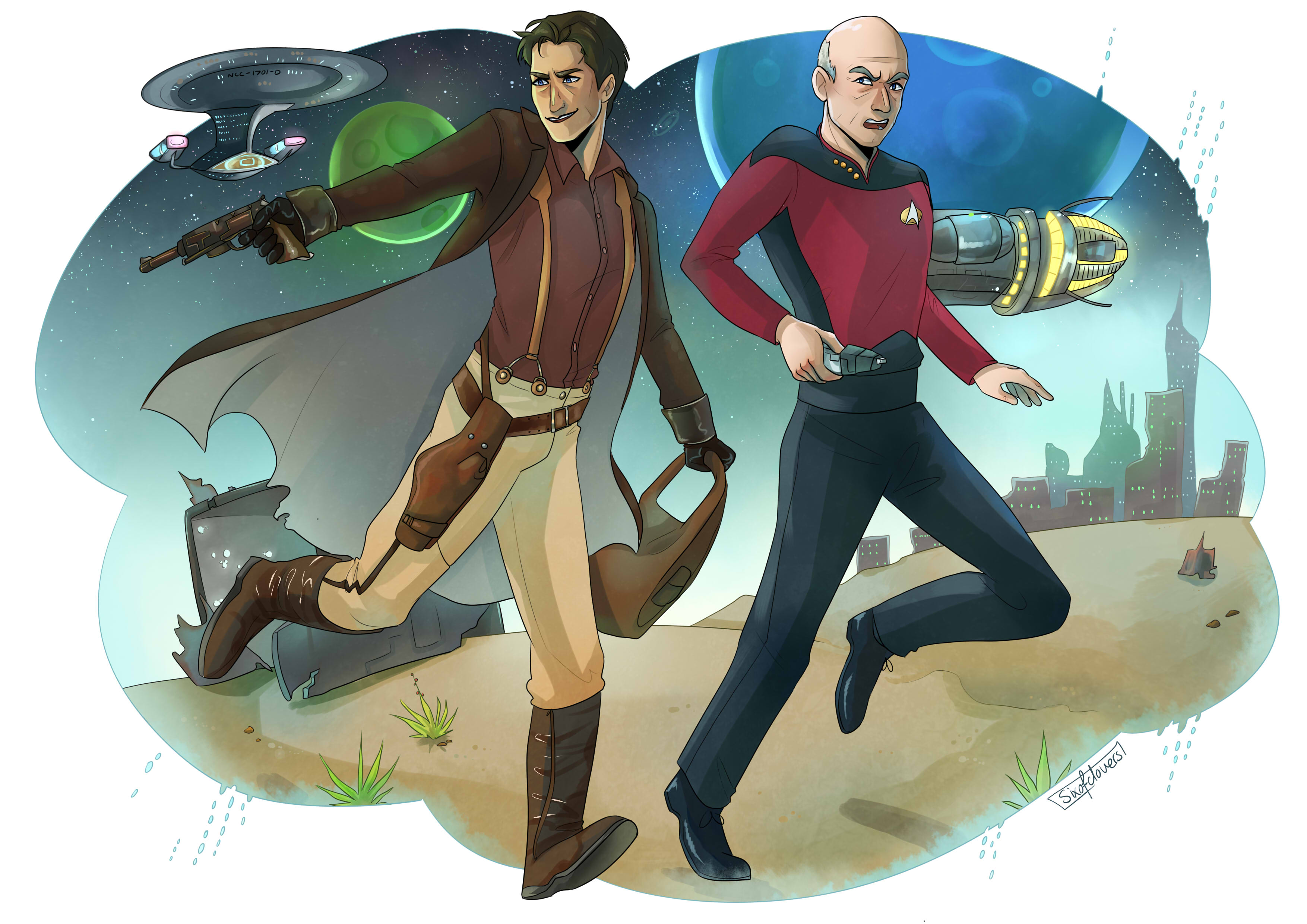 Star Trek Firefly by second
